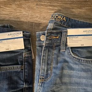 Two pairs of brand new size 1 Arizona jeans